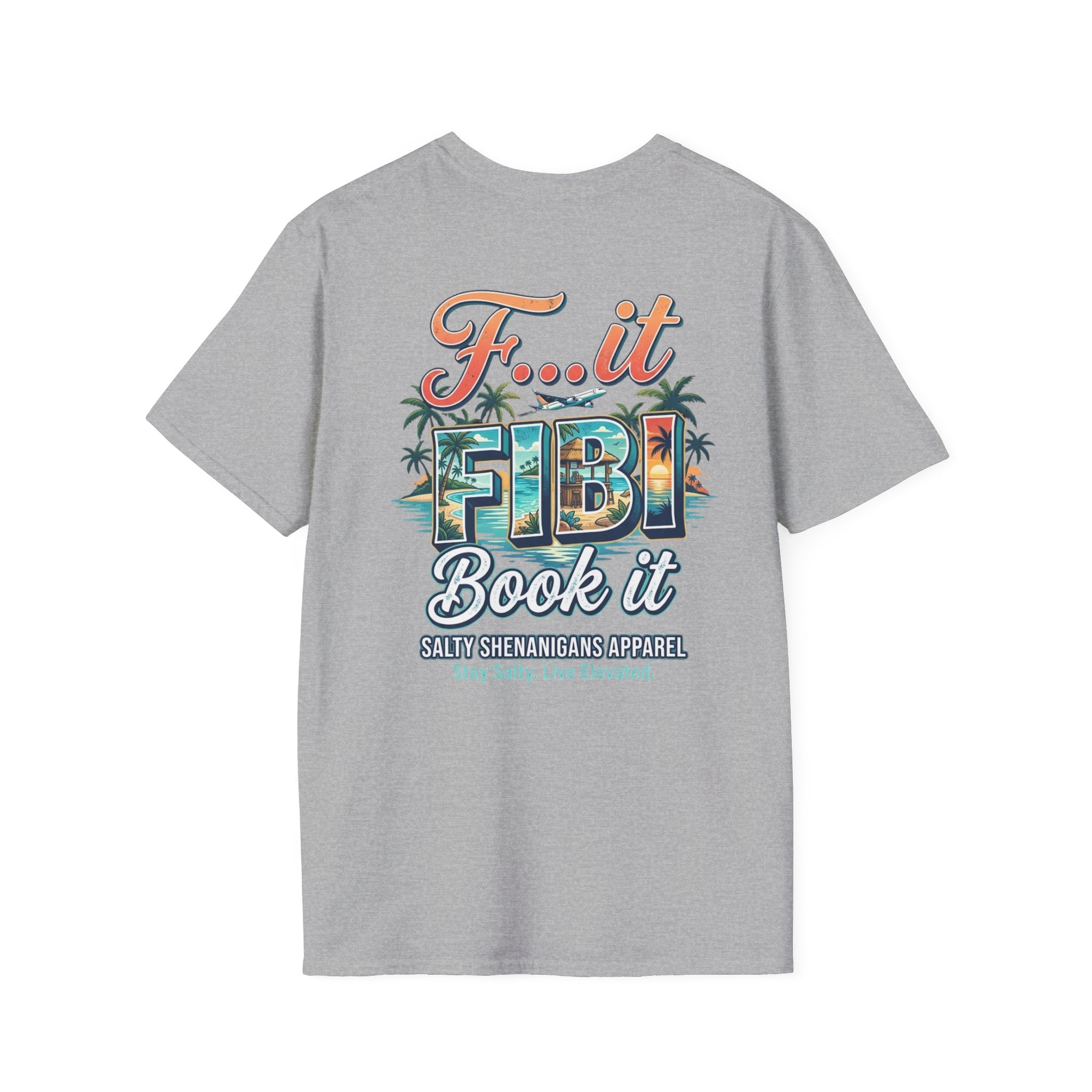 F... It, FIBI Book It Coastal Vacation T-Shirt Printify
