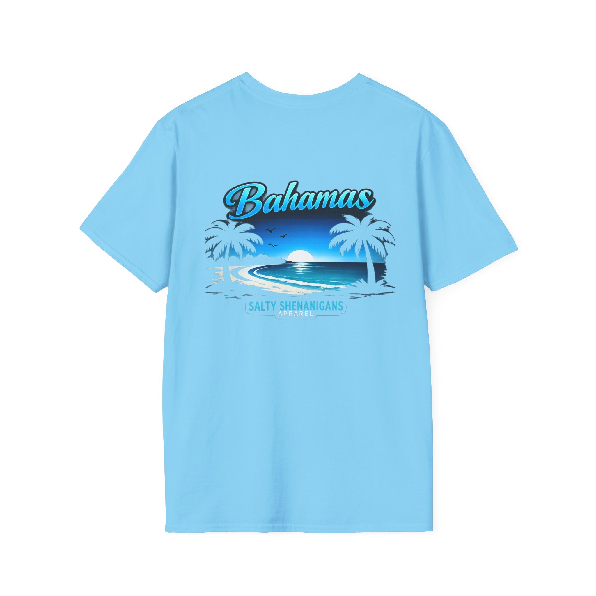 Bahamas Beach Vacation Shirt | Women's Tropical Coastal Tee | Island Life Graphic T-Shirt Printify