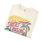 Clothed In Christ T‑Shirt — Sunset Chasing Jesus Seeker Tee Printify