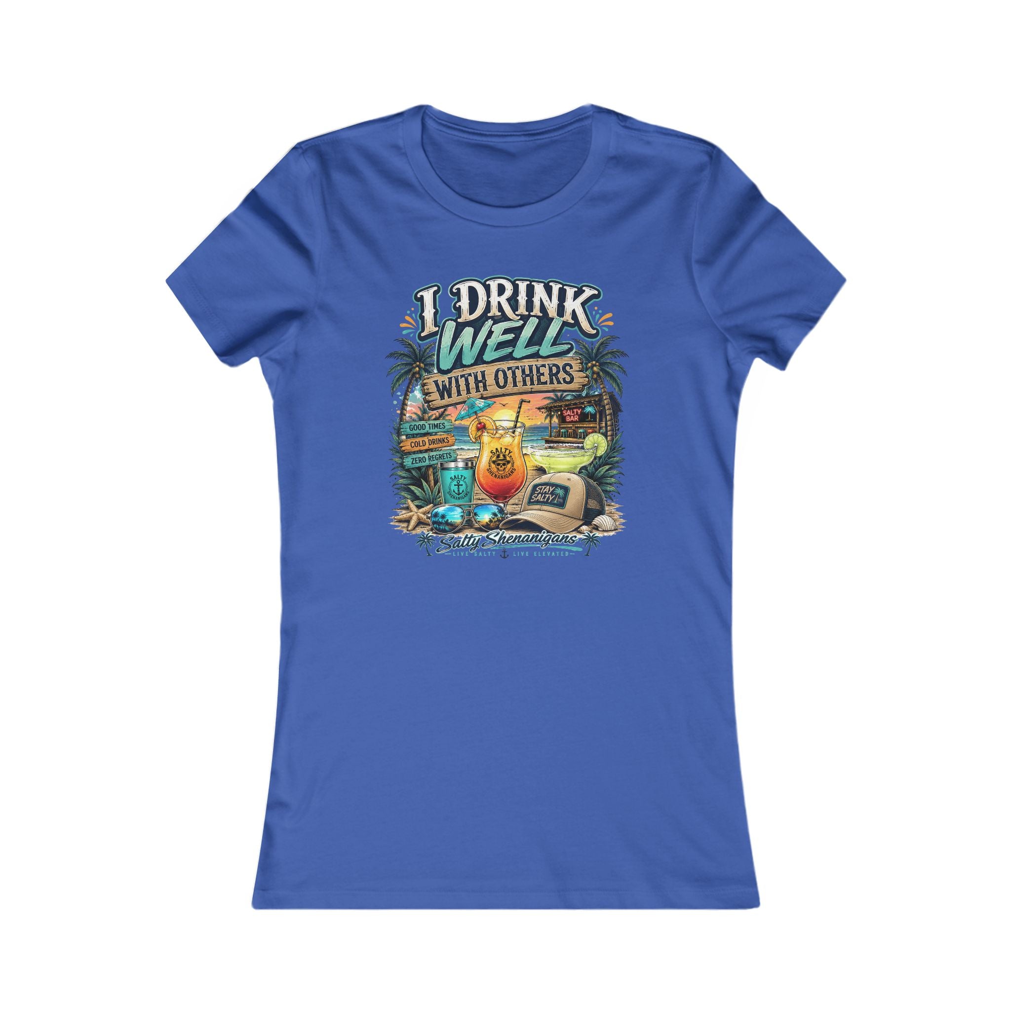 I Drink Well With Others Women's Bella+Canvas Fitted Tee Printify