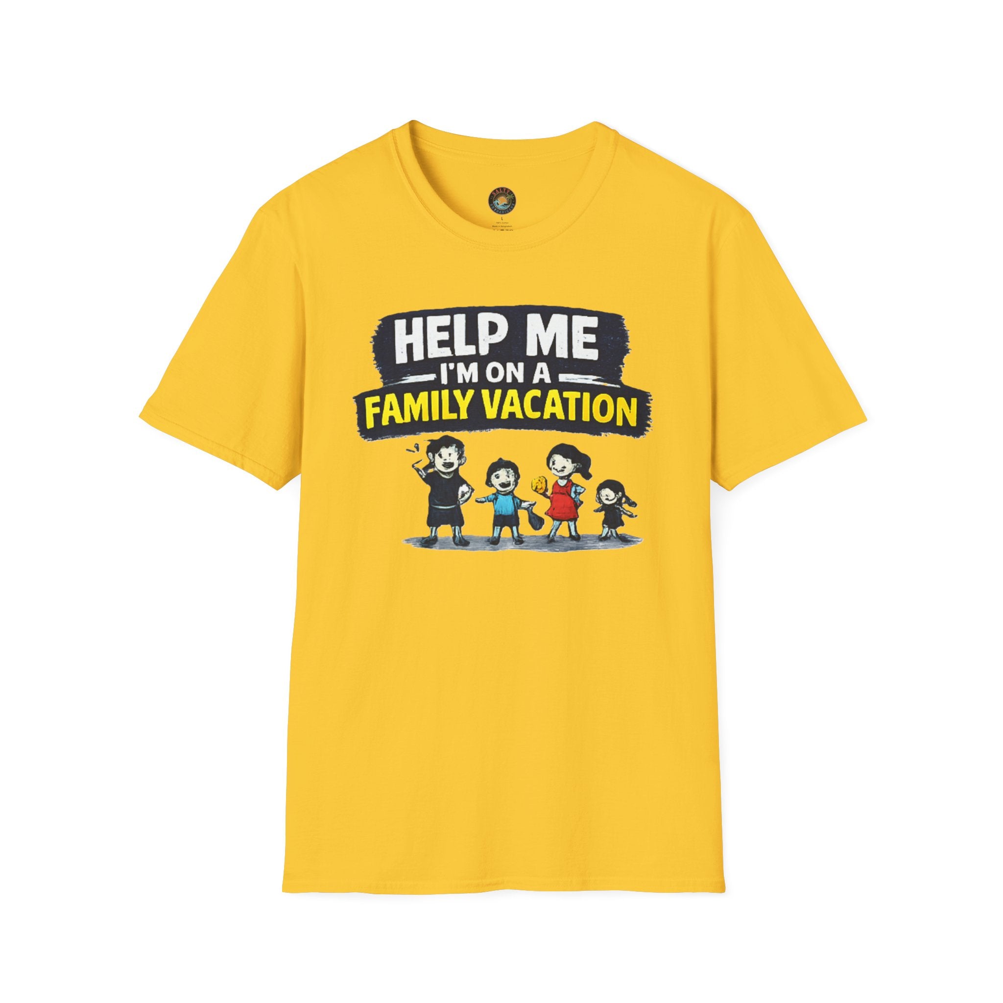 Help Me!! Family Vacation T-Shirt | Salty Shenanigans Funny Vacation Tee