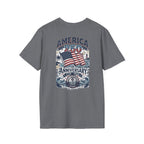 Salty Shenanigans Apparel America 250 Beach Palm T-Shirt Printify