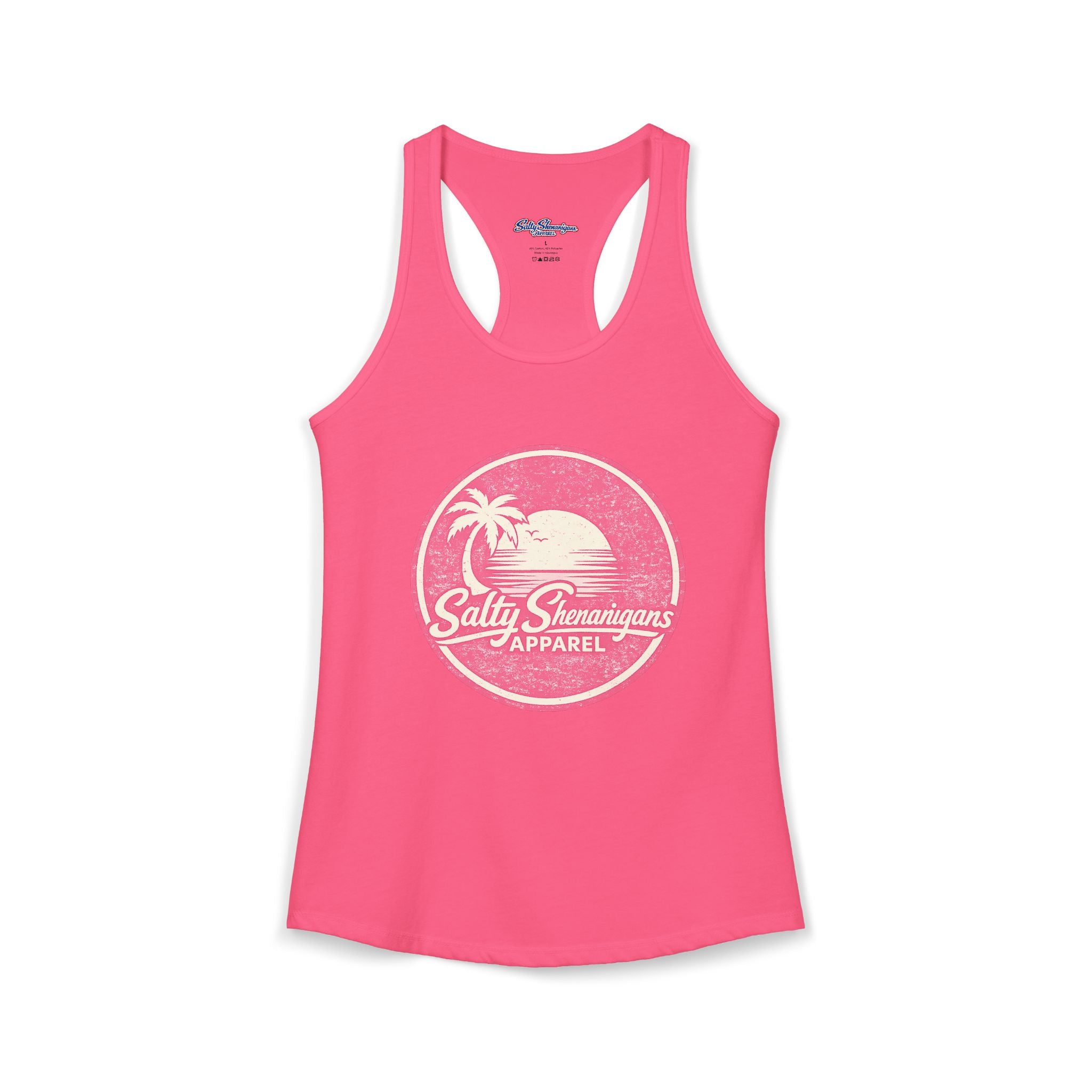 Salty Shenanigans Apparel Racerback Tank Printify