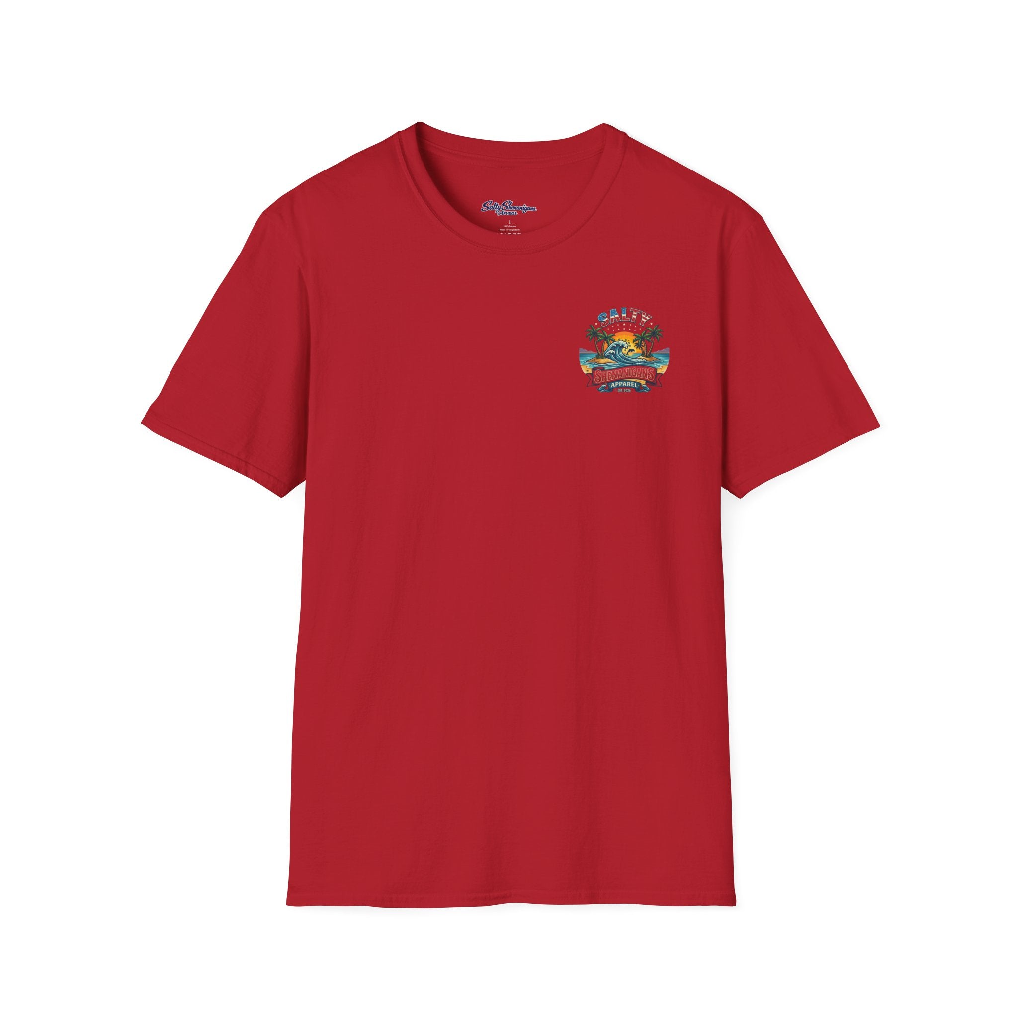 American Flag  Salty Shenanigans Apparel  T-Shirt Printify