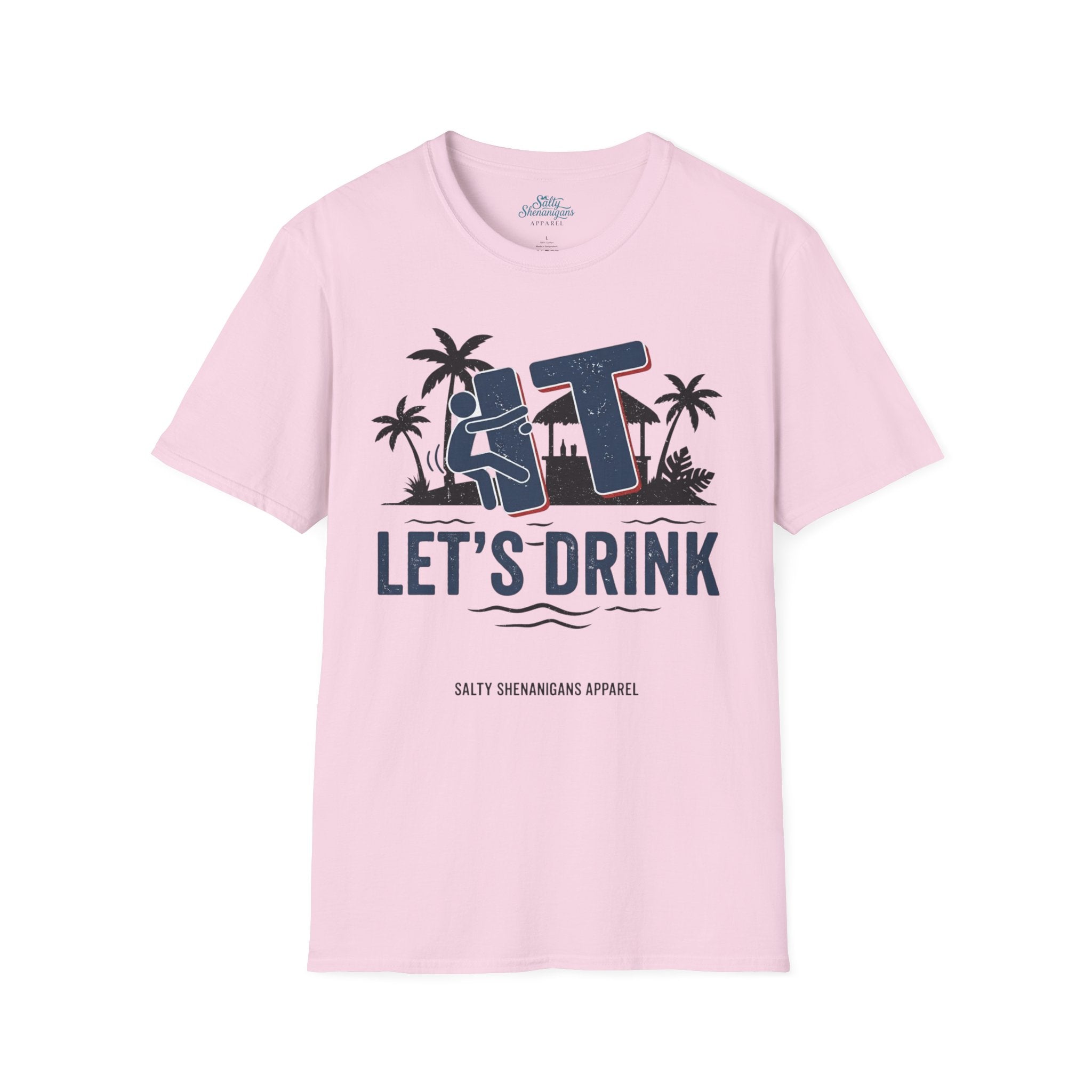 Let's Drink Coastal Graphic Tee Printify