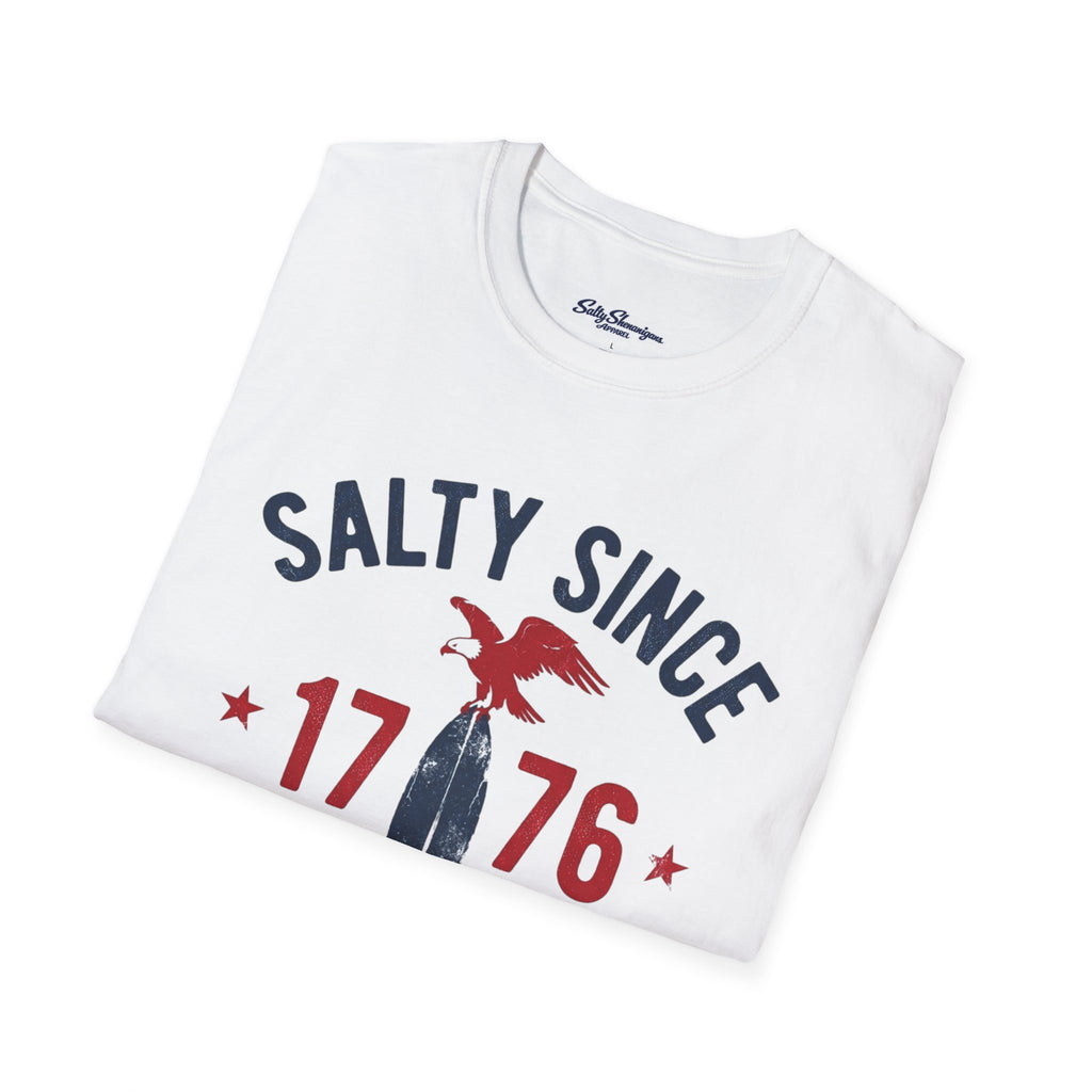 Salty Since 1776 Salty Shenanigans Apparel  T-Shirt Printify