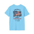 Salty Shenanigans Apparel America 250 Palm Color T-Shirt Printify
