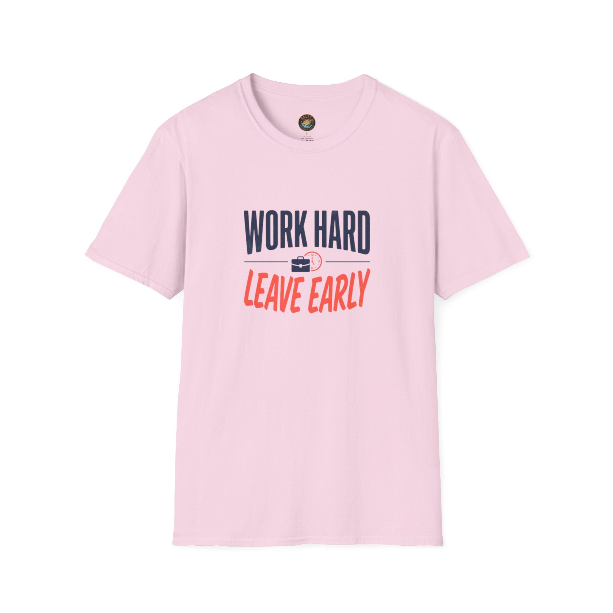 Work Hard Leave Early T-Shirt | Salty Shenanigans Funny Graphic Tee