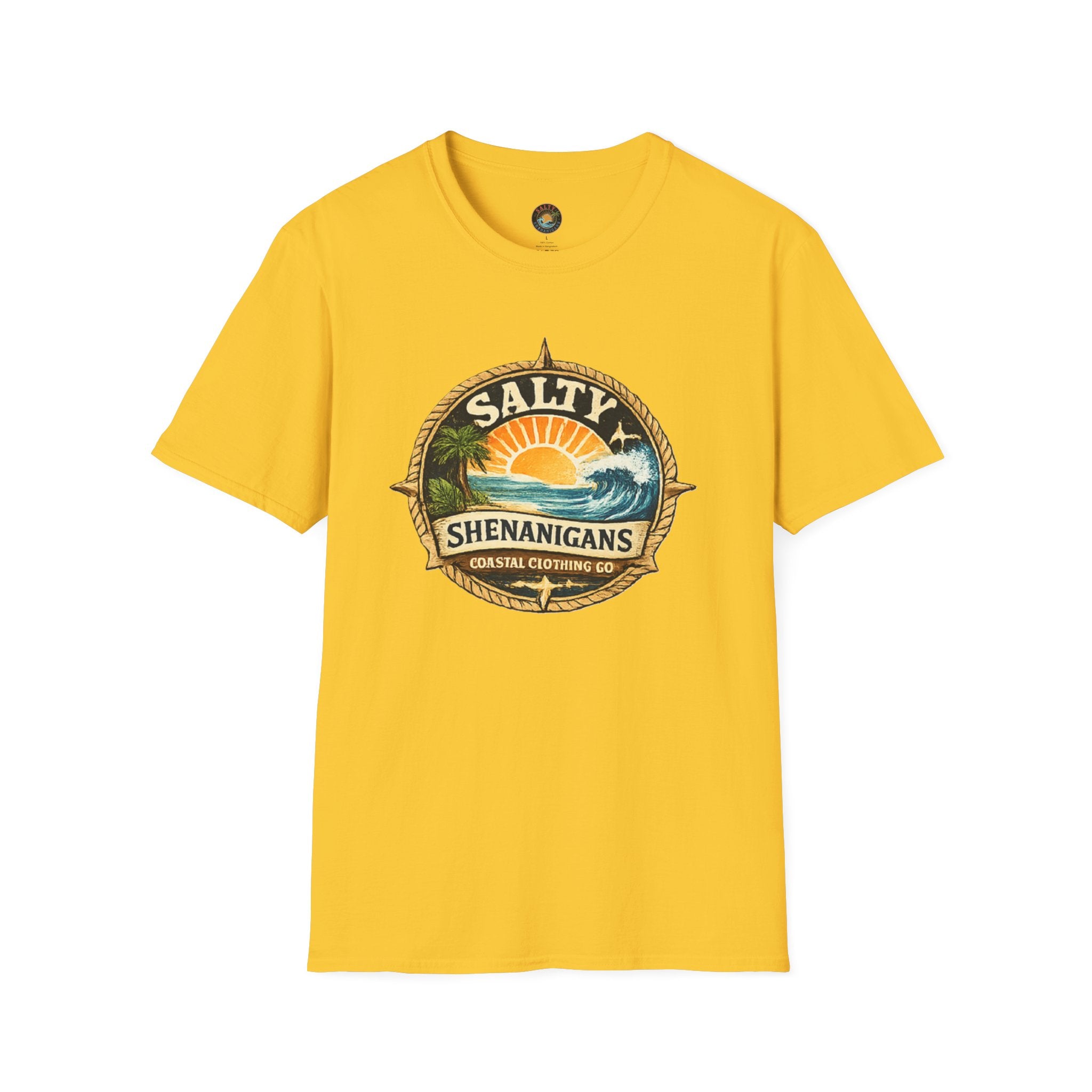 Salty Shenanigans T-Shirt — Coastal Tiki Beach Vibes