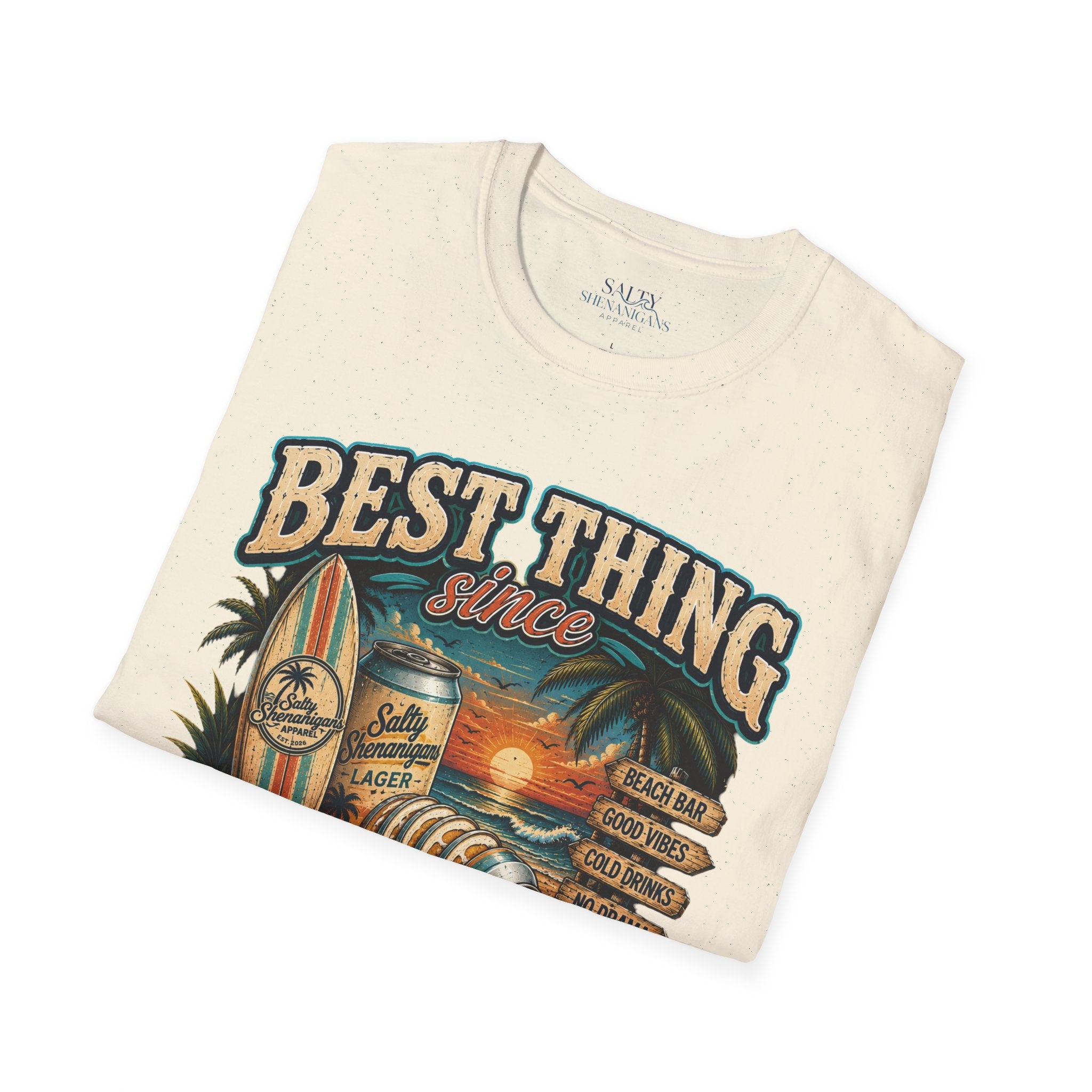 Best Thing Since Sliced Beer T-Shirt | Funny Beach Beer Shirt Printify