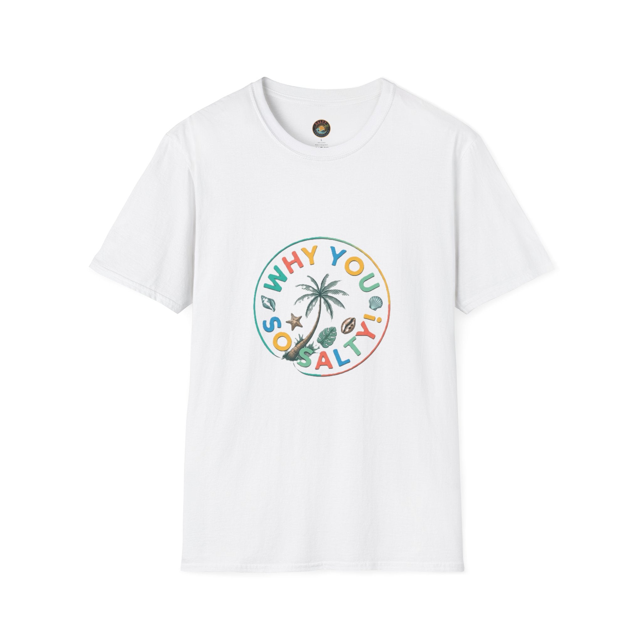 Why You So Salty T-Shirt — Salty Shenanigans Beach Club Graphic Tee