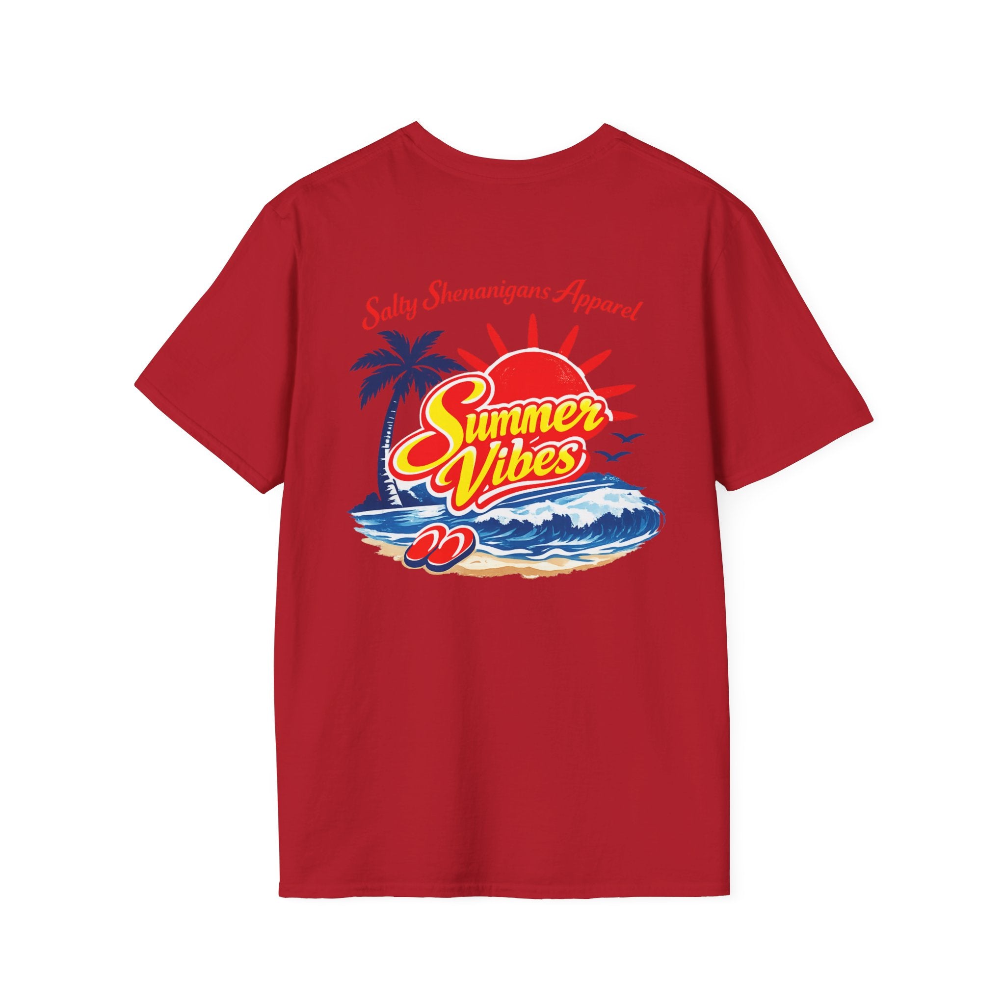 Salty Shenanigans Apparel Summer Vibes T-Shirt Printify