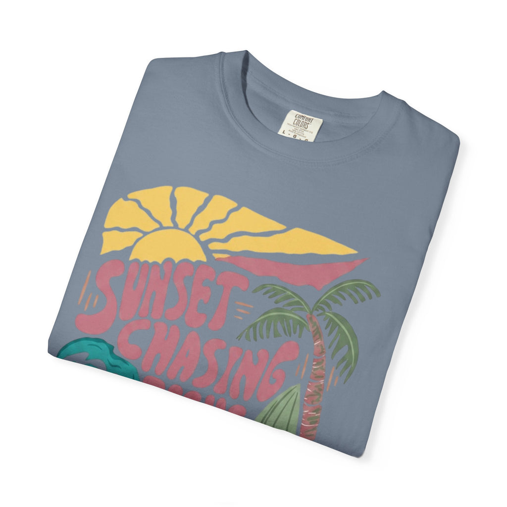 Clothed In Christ T‑Shirt — Sunset Chasing Jesus Seeker Tee Printify