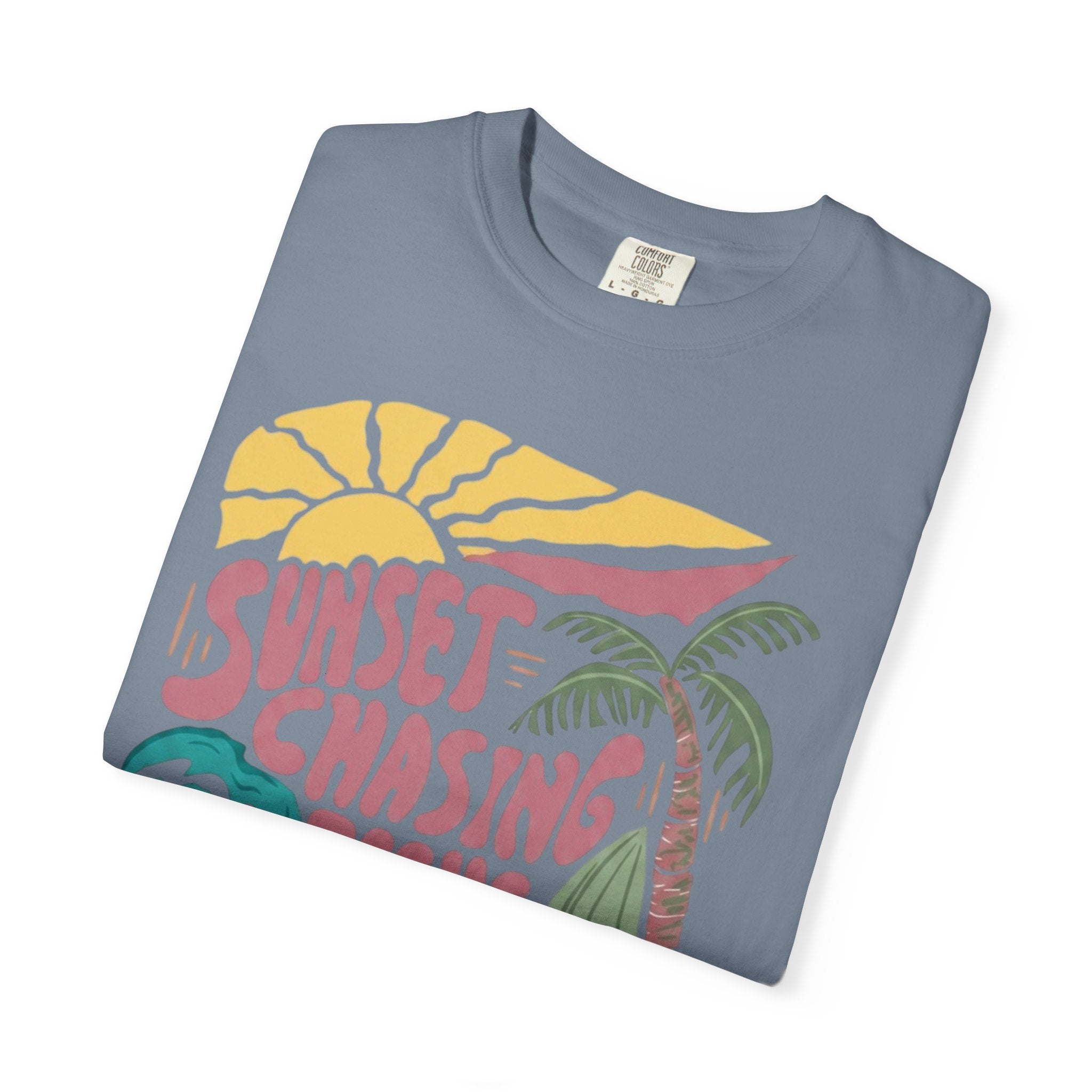 Clothed In Christ T‑Shirt — Sunset Chasing Jesus Seeker Tee Printify