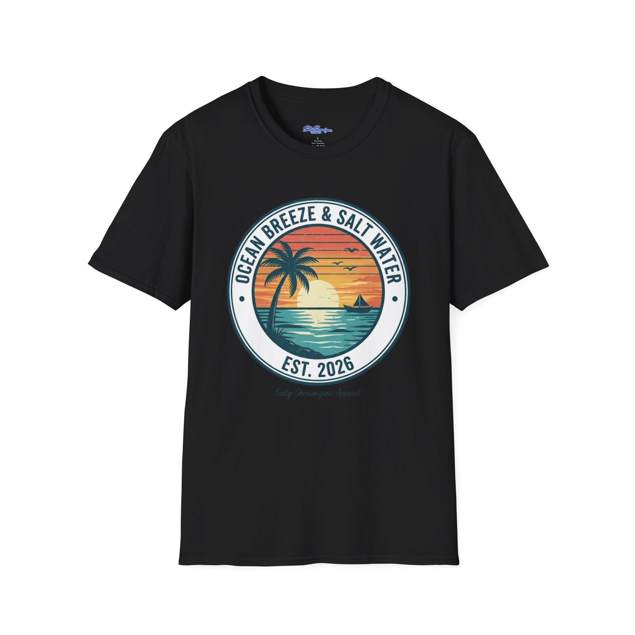 Copy of Salty Shenanigans Apparel Ocean Breeze & Salt Water T-Shirt Printify