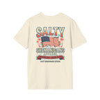 American Made Coastal Raised Patriotic T-Shirt Printify