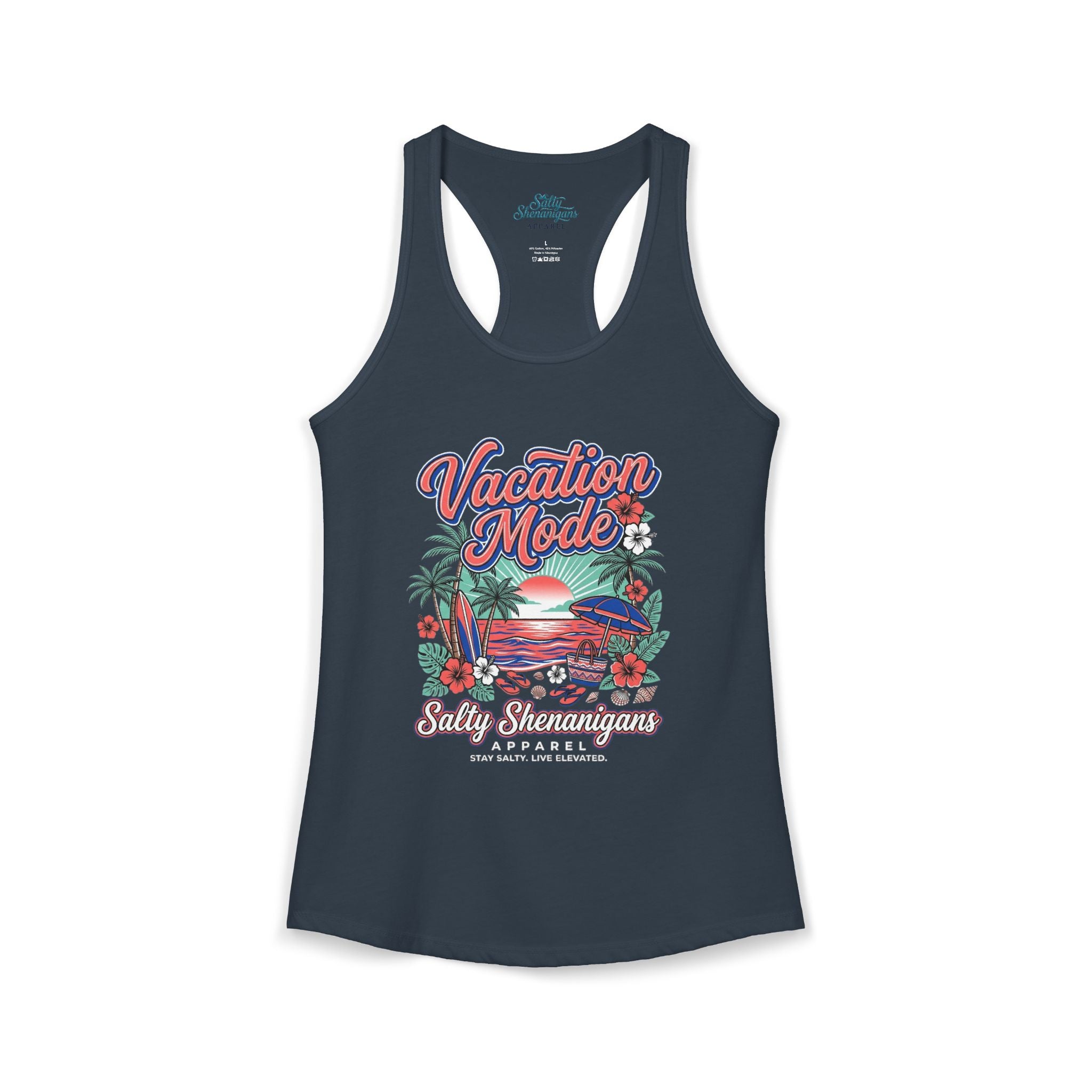 Vacation Mode Women's Beach Tank Top Printify