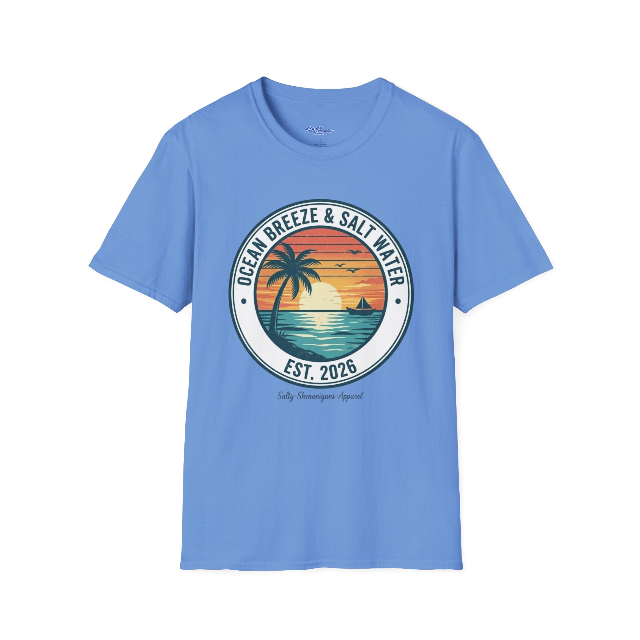 Copy of Salty Shenanigans Apparel Ocean Breeze & Salt Water T-Shirt Printify