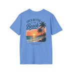 Salty Shenanigans Apparel Life's Better At The Beach T-Shirt Printify