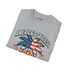 America's Saltiest Patriotic Palm Tree T-Shirt Printify