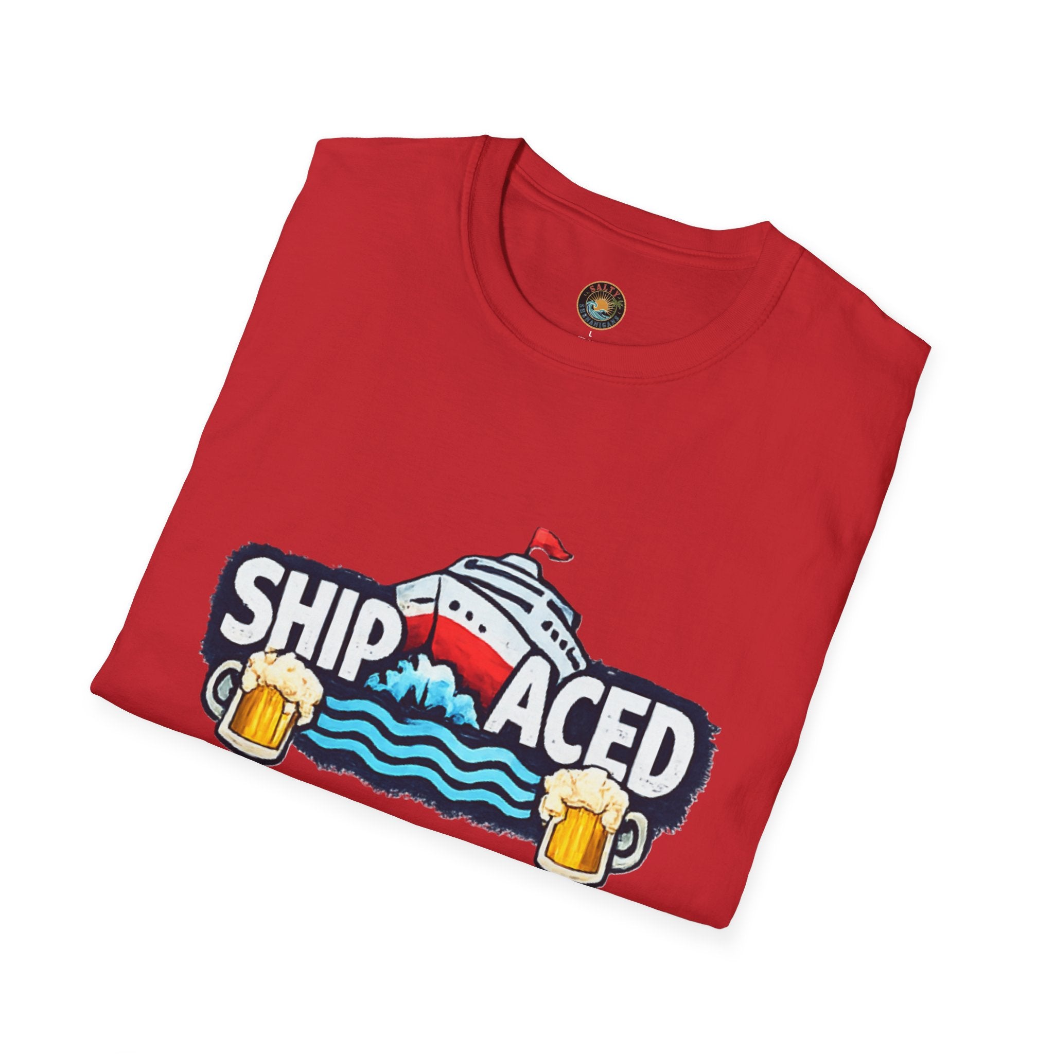 Shipfaced T-Shirt | Salty Shenanigans Funny Cruise & Vacation Tee
