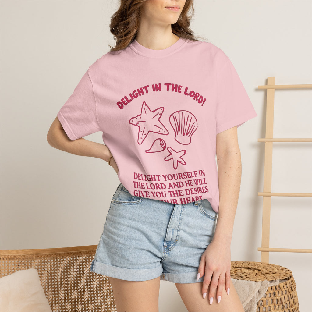 Clothed In Christ T‑Shirt —Delight In The Lord Tee Printify
