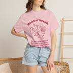 Clothed In Christ T‑Shirt —Delight In The Lord Tee Printify