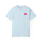 Jesus Saves T‑Shirt — Bold Pink Faith Graphic Tee Printify