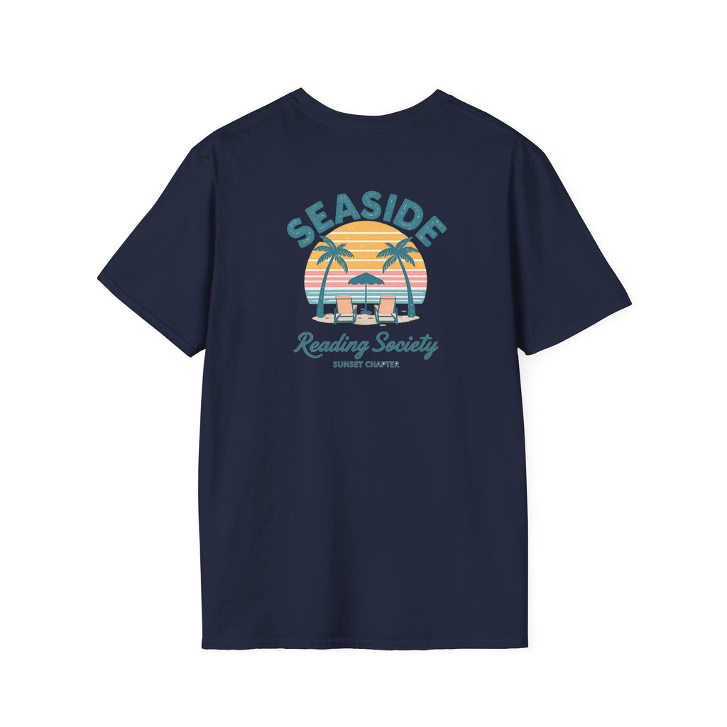 Seaside Reading Society T-Shirt | Salty Shenanigans Printify