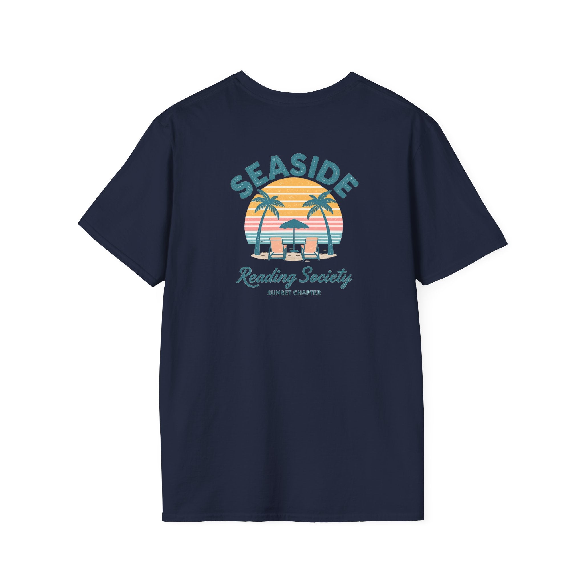 Seaside Reading Society T-Shirt | Salty Shenanigans Printify