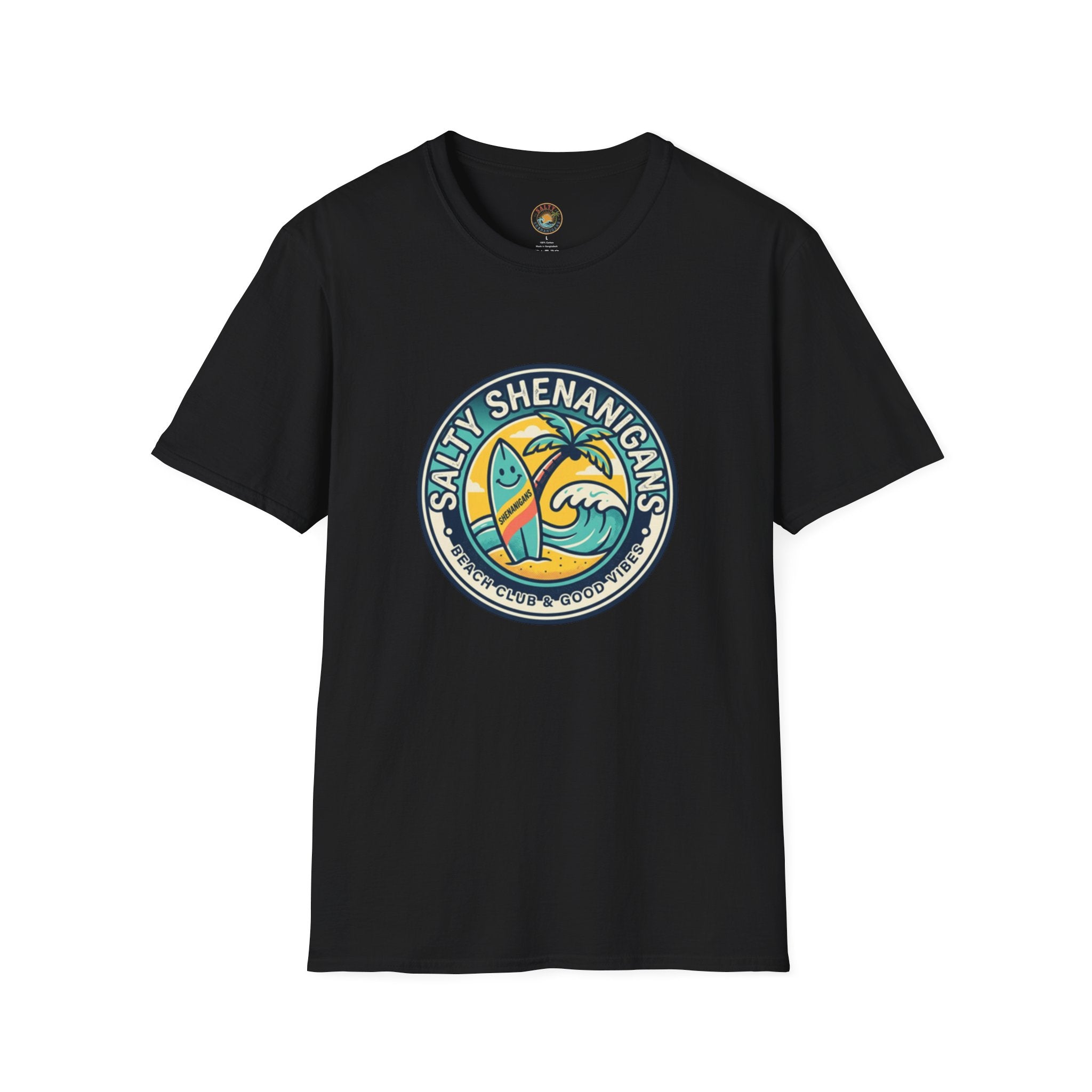 Salty Shenanigans Beach Club 'Good Vibes' T-Shirt
