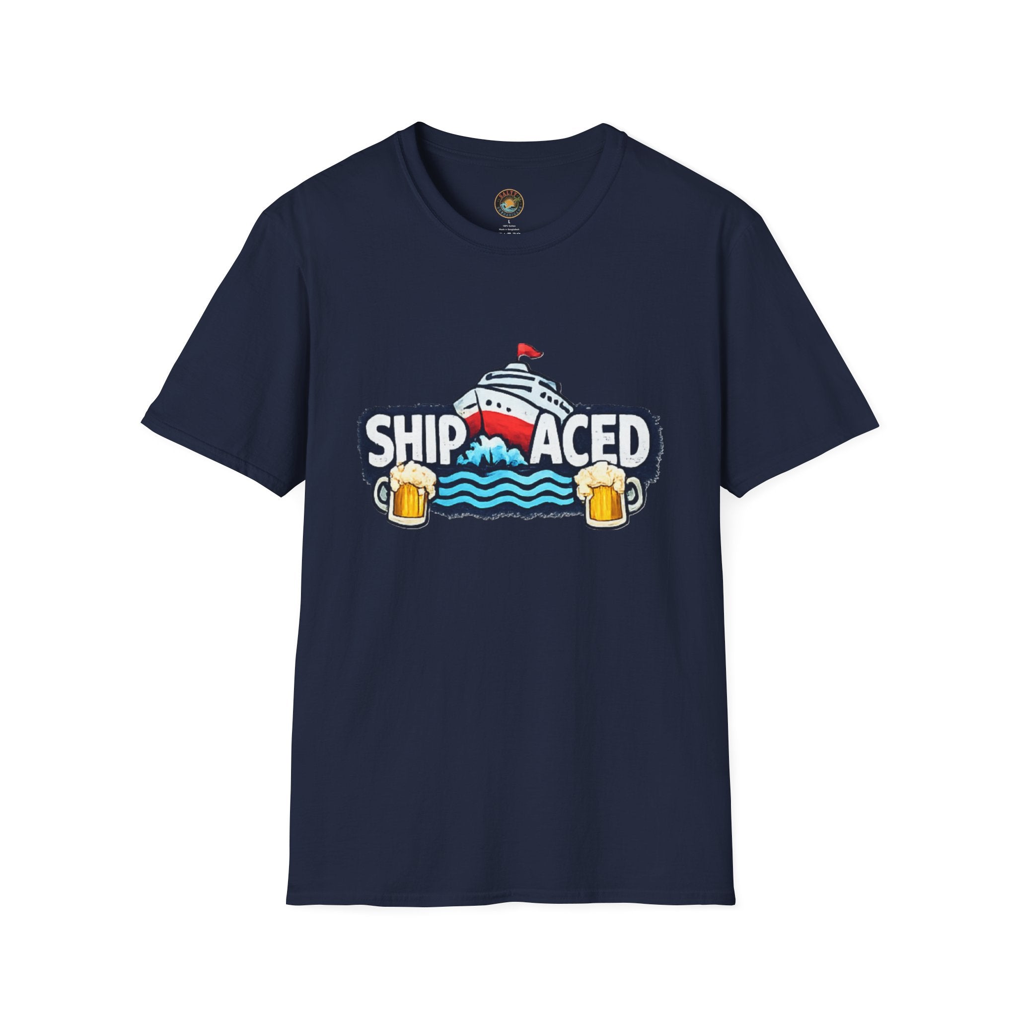 Shipfaced T-Shirt | Salty Shenanigans Funny Cruise & Vacation Tee
