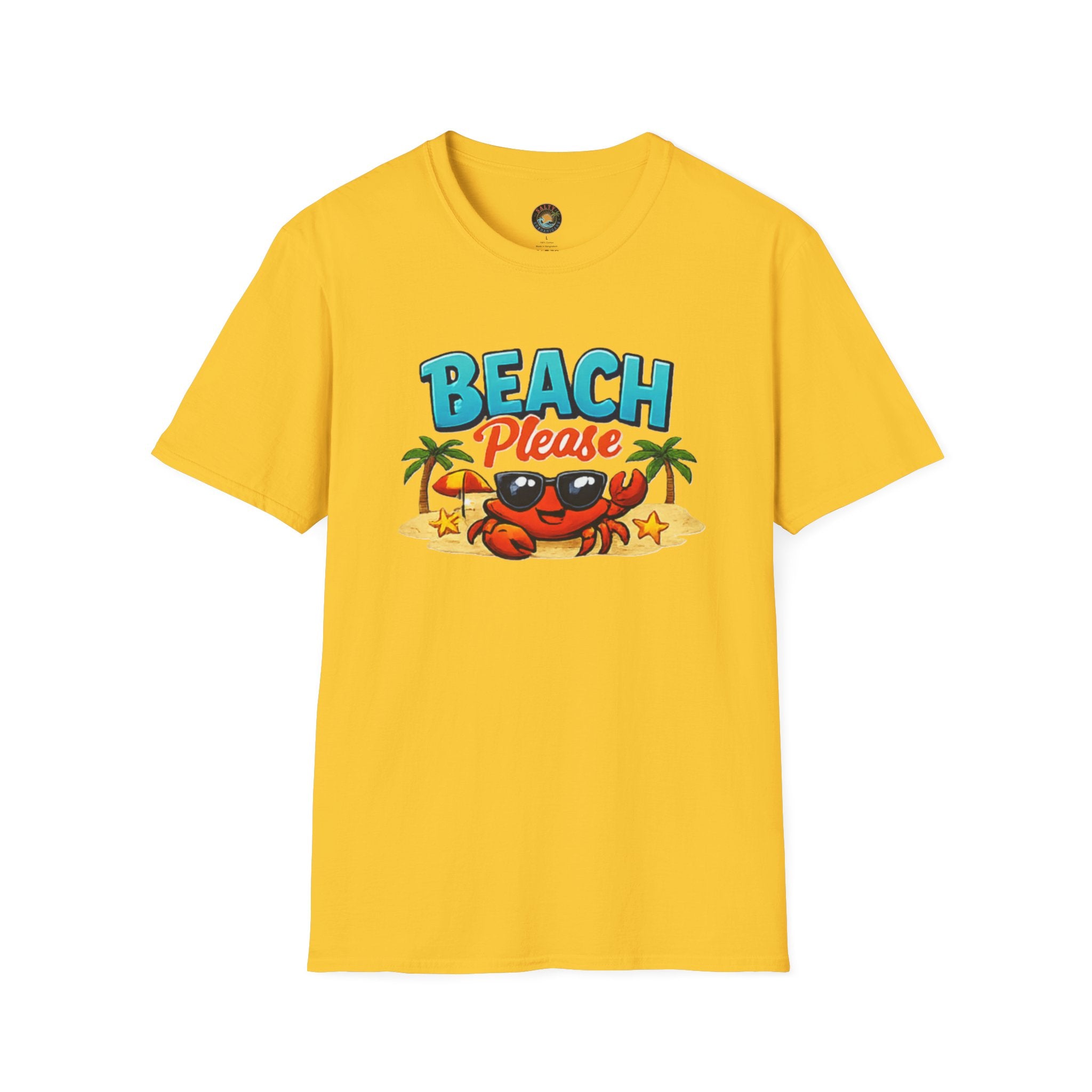 Beach Please T-Shirt | Salty Shenanigans Funny Vacation Tee