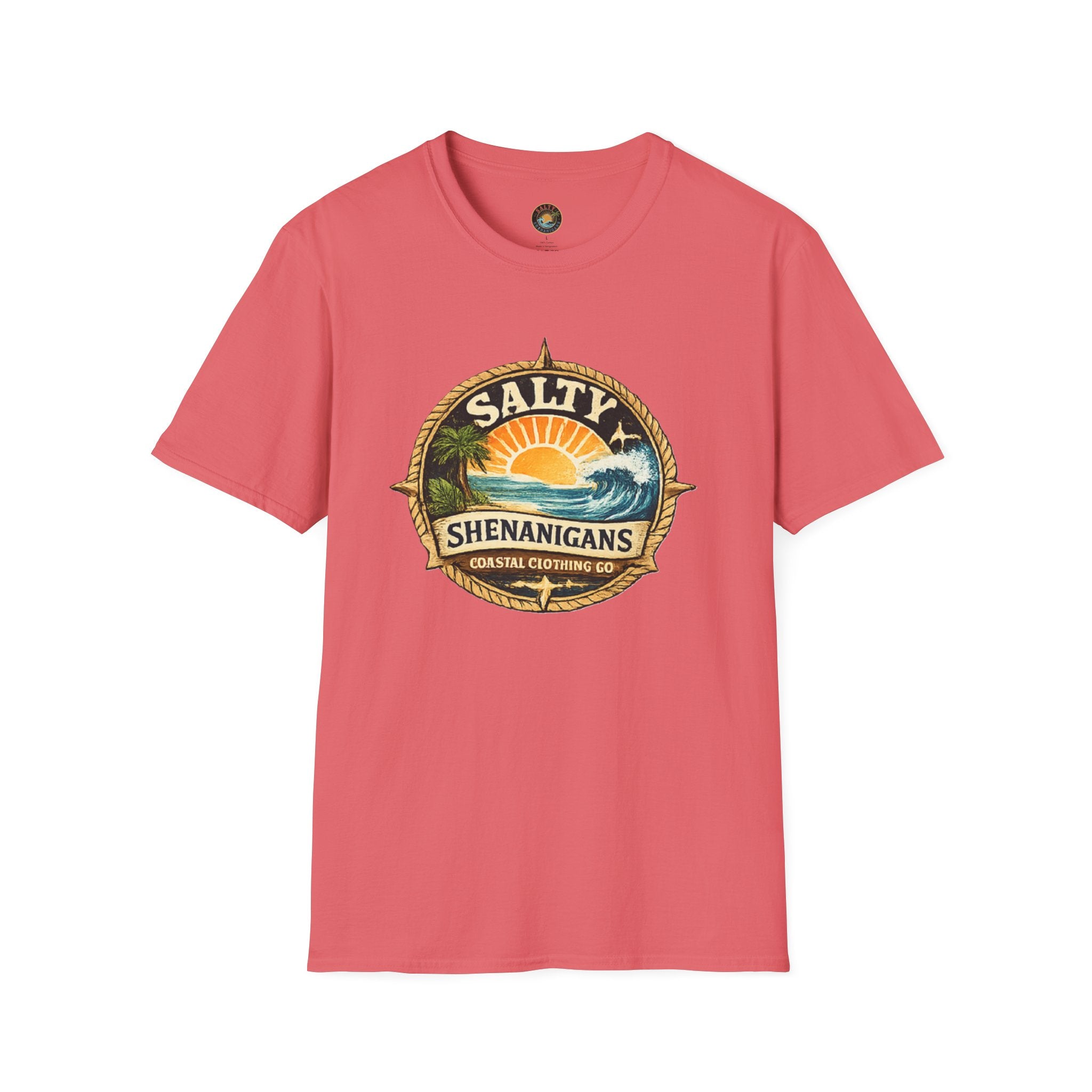 Salty Shenanigans T-Shirt — Coastal Tiki Beach Vibes