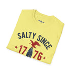 Salty Since 1776 Salty Shenanigans Apparel  T-Shirt Printify