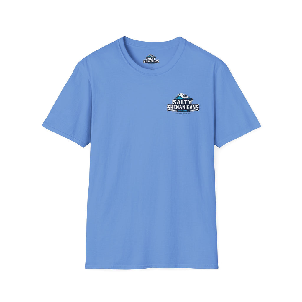 Never Late to Happy Hour Coastal Sunset Tee Printify