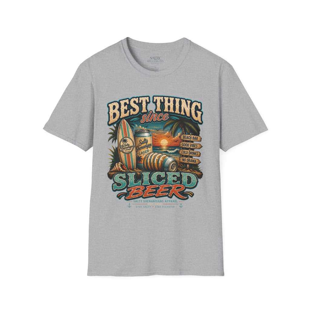 Best Thing Since Sliced Beer T-Shirt | Funny Beach Beer Shirt Printify