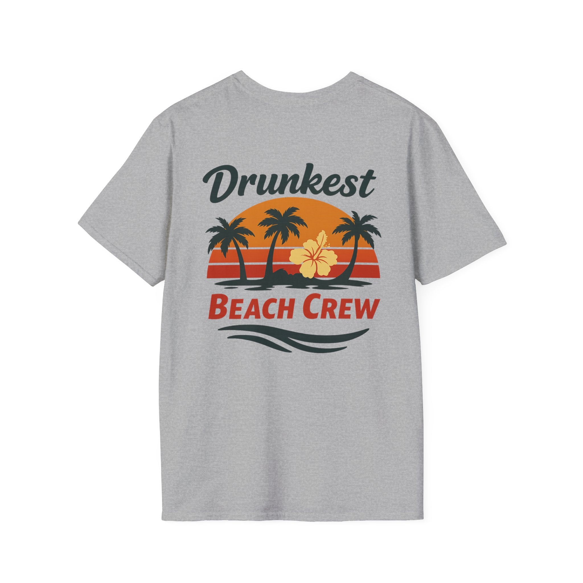 Drunkest Beach Crew T-Shirt Printify