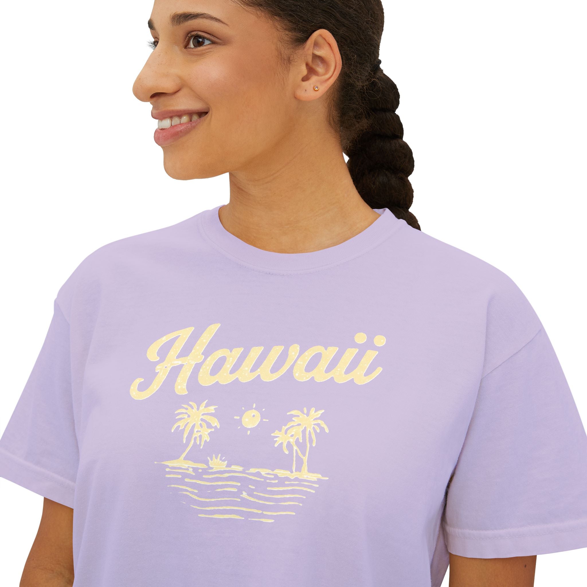 Hawaii Women's Boxy Tee — Salty Shenanigans