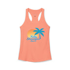 Women's Salty Shenanigans Palm Sun Racerback Tank Printify