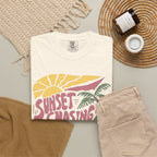 Clothed In Christ T‑Shirt — Sunset Chasing Jesus Seeker Tee Printify