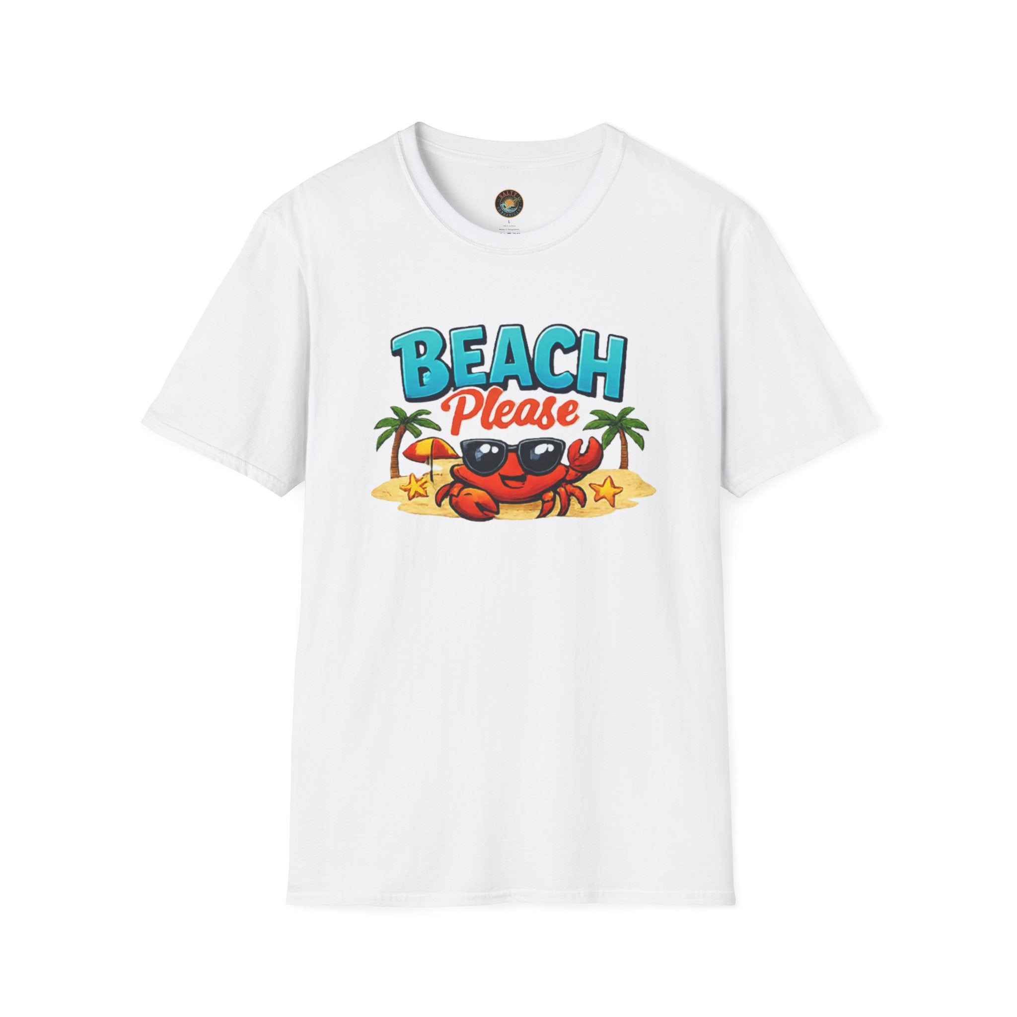 Beach Please T-Shirt | Salty Shenanigans Funny Vacation Tee