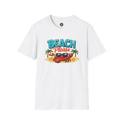 Beach Please T-Shirt | Salty Shenanigans Funny Vacation Tee