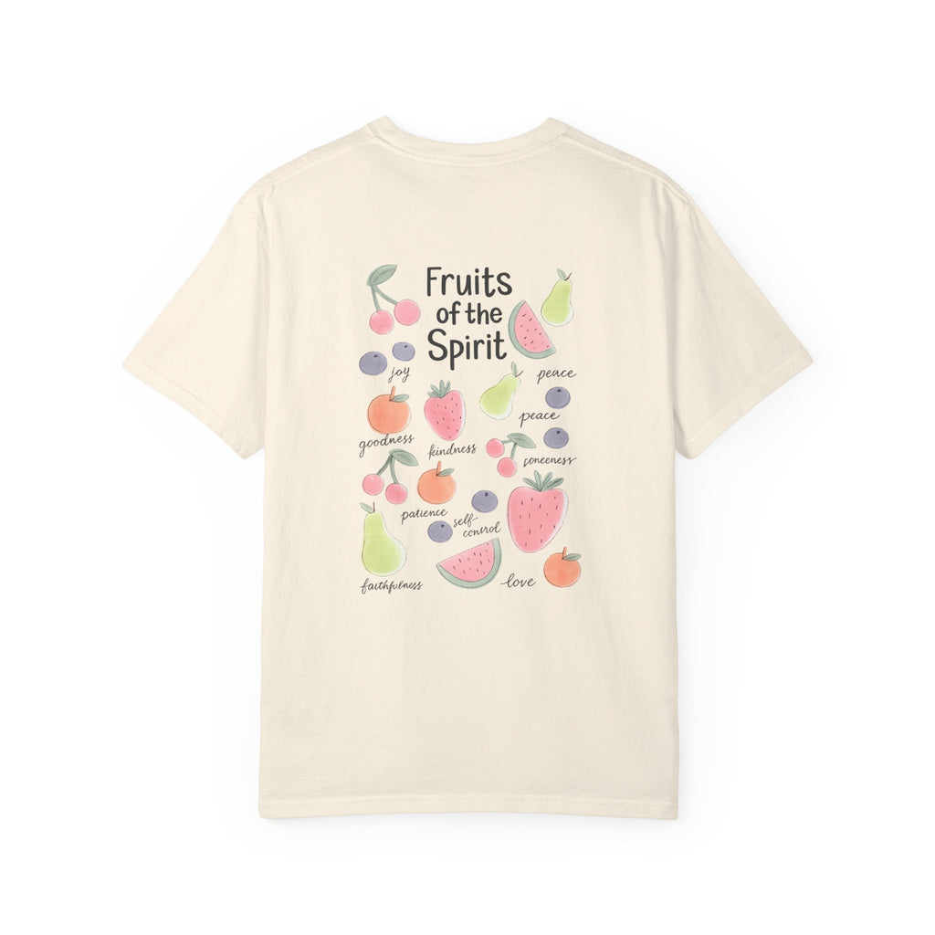 Fruits of the Spirit T‑Shirt — Colorful Fruit Faith Graphic Tee Printify