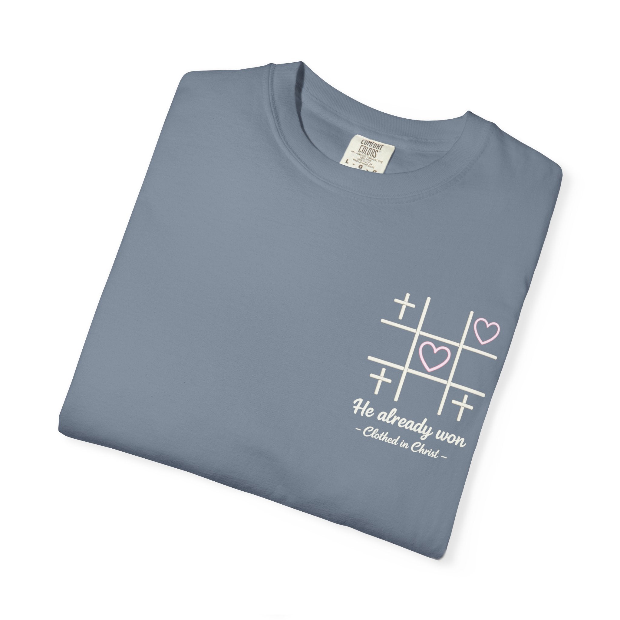 Minimal Heart Tic-Tac-Toe T-Shirt Printify