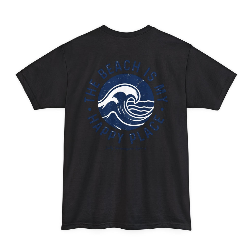 Beach Is My Happy Place Tall T-Shirt — Salty Shenanigans Apparel Printify