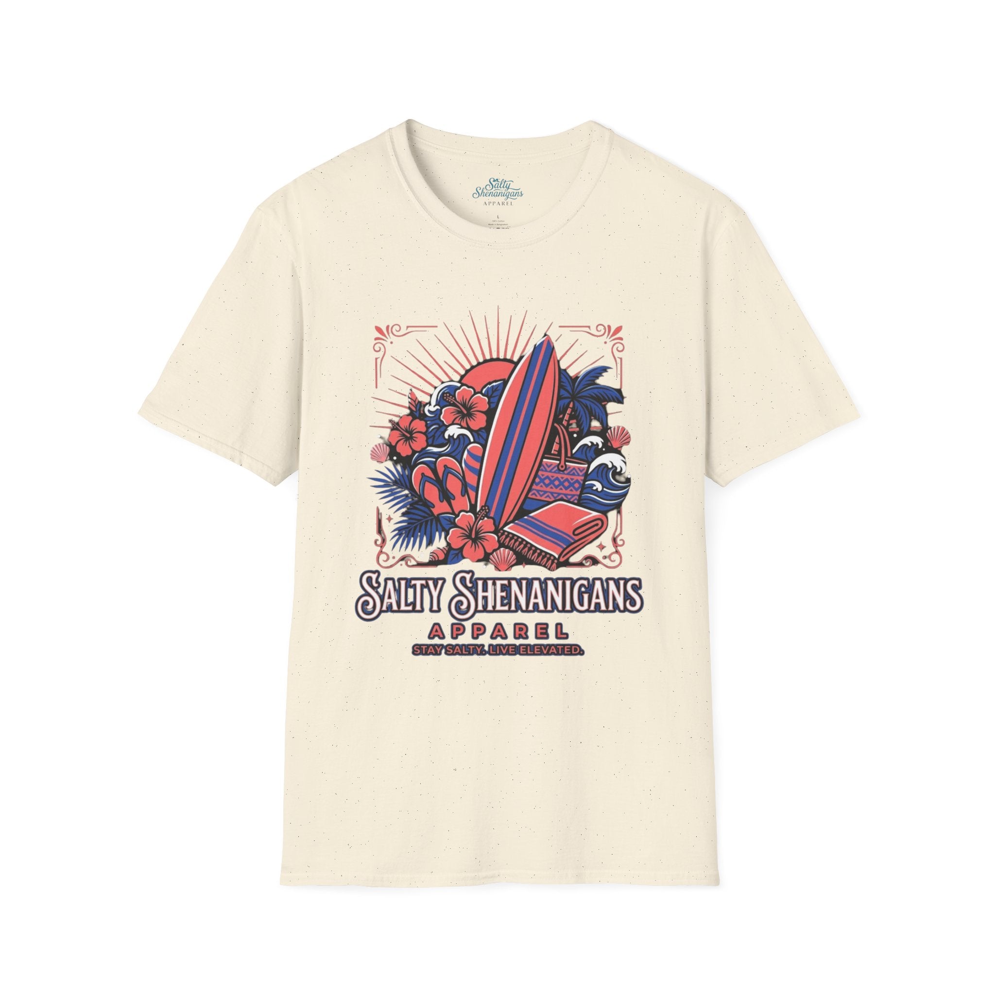Salty Shenanigans Coastal Escape T-Shirt Printify
