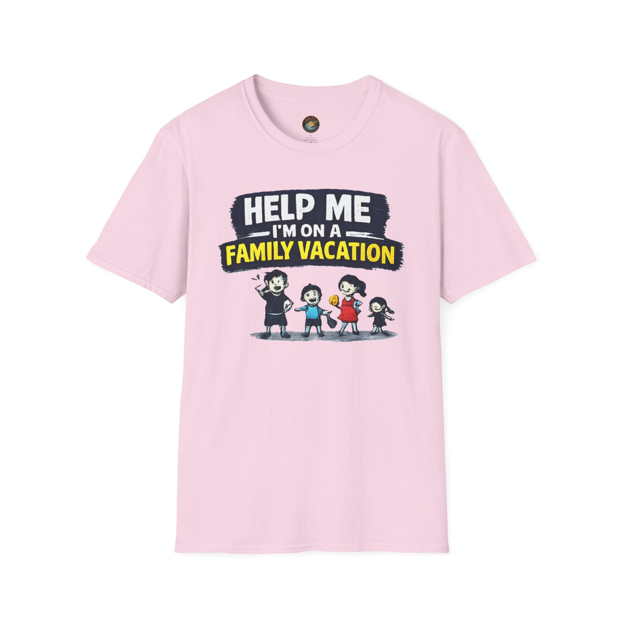 Help Me!! Family Vacation T-Shirt | Salty Shenanigans Funny Vacation Tee