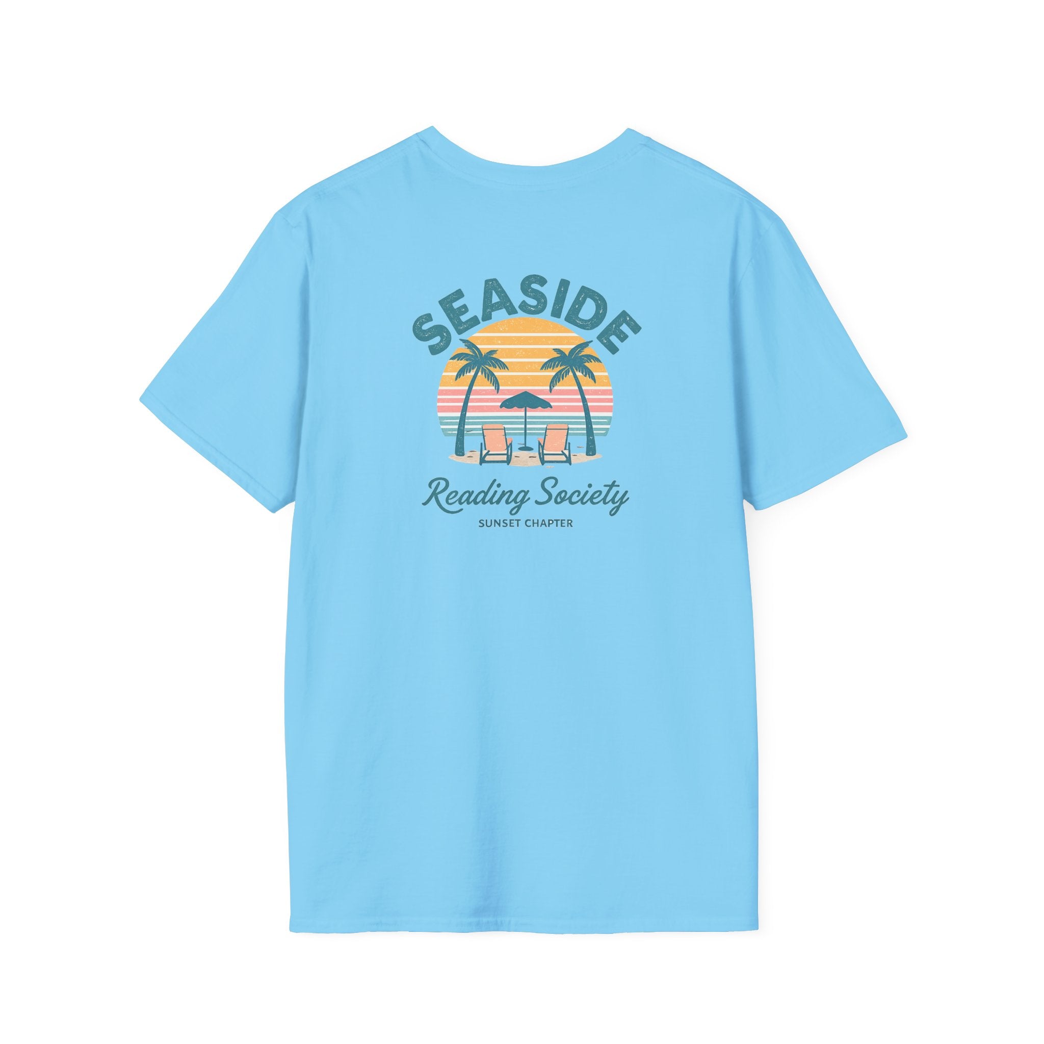 Seaside Reading Society T-Shirt | Salty Shenanigans Printify