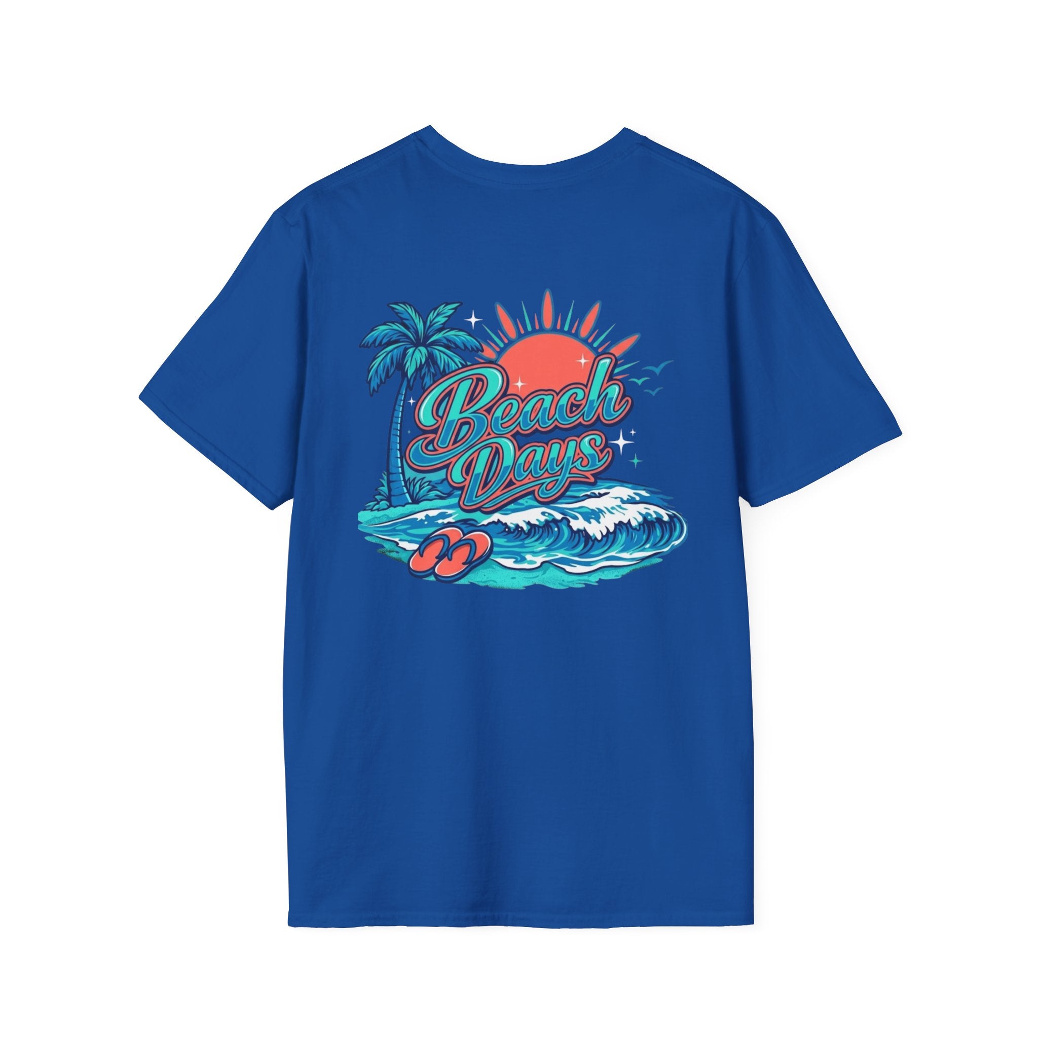 Beach Days Beach Shirt | Coastal Vacation Graphic Tee Printify